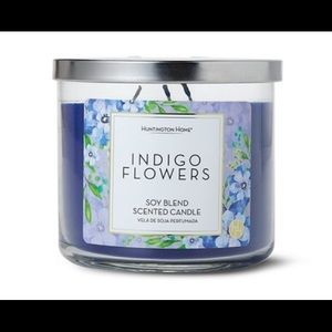 Indigo Flowers Candle